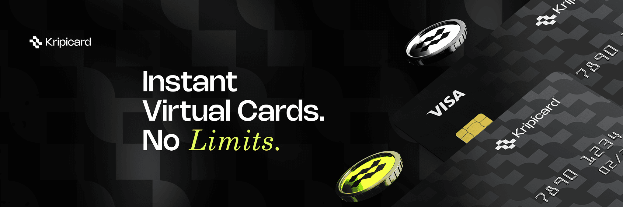 Instant Virtual Cards. No Limits.