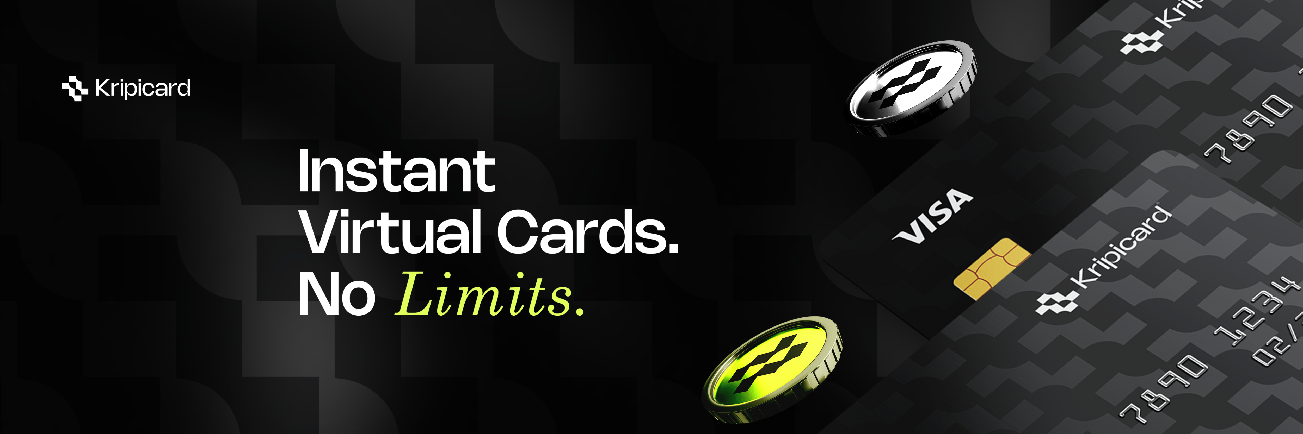 Instant Virtual Cards. No Limits.